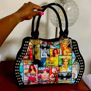 Adorable patent magazine purse